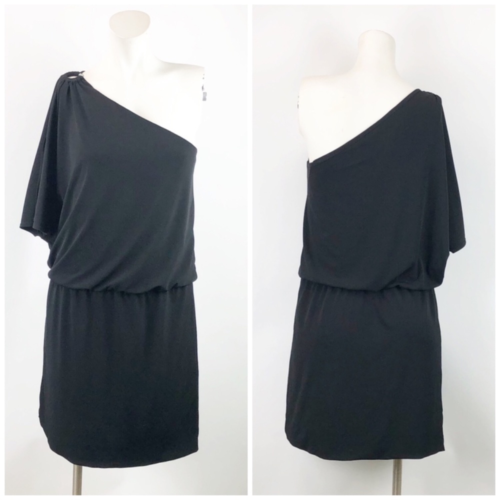 🍀WHBM Black Off-shoulder Party Cocktail Dress